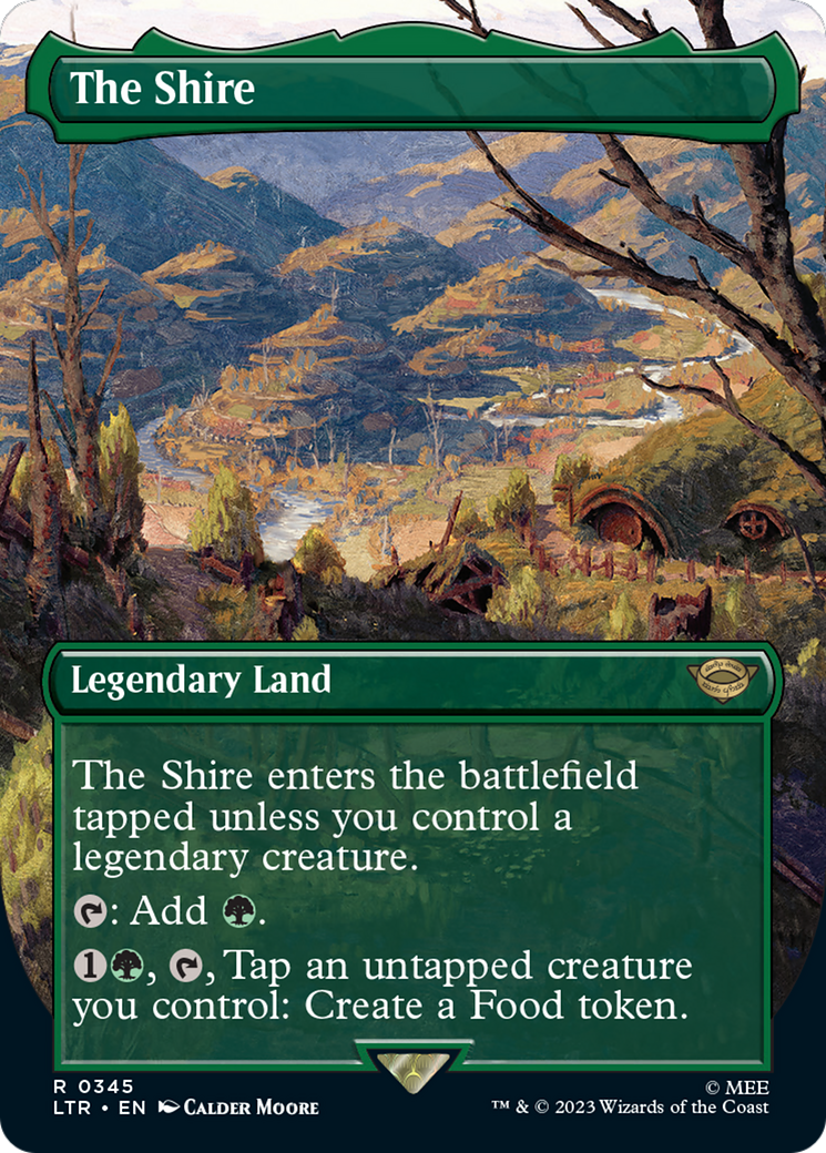 The Shire (Borderless Alternate Art) [The Lord of the Rings: Tales of Middle-Earth] | Total Play