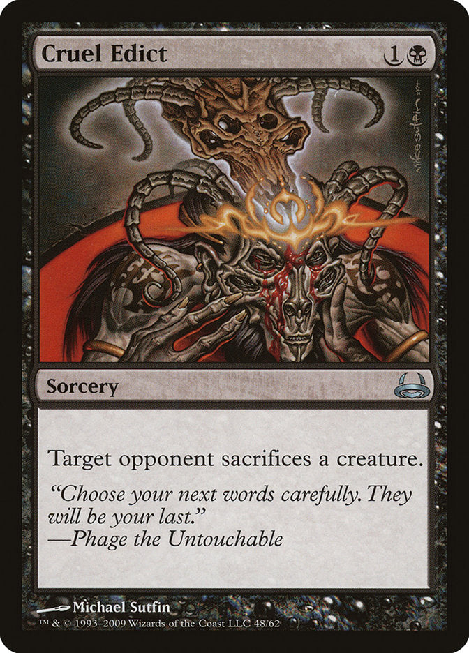Cruel Edict [Duel Decks: Divine vs. Demonic] | Total Play