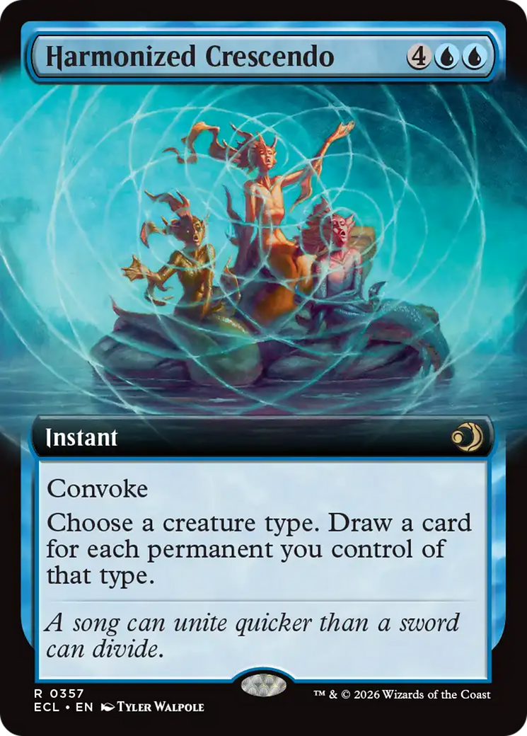 Harmonized Crescendo (Extended Art) [Lorwyn Eclipsed] | Total Play