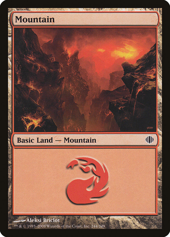 Mountain (244) [Shards of Alara] | Total Play