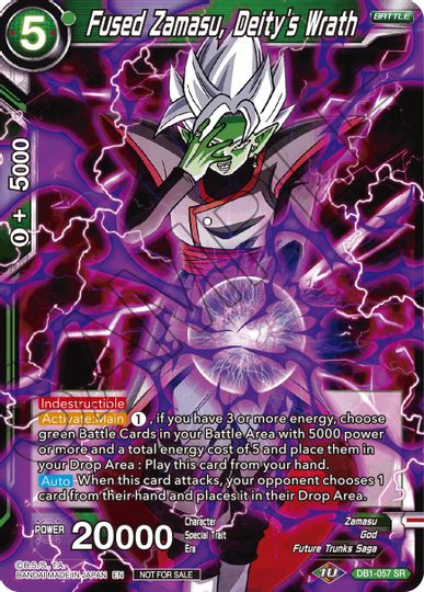 Fused Zamasu, Deity's Wrath (DB1-057) [Tournament Promotion Cards] | Total Play