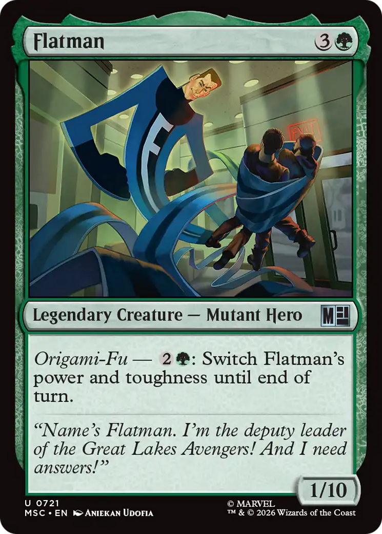 Flatman [Marvel Super Heroes Commander] | Total Play
