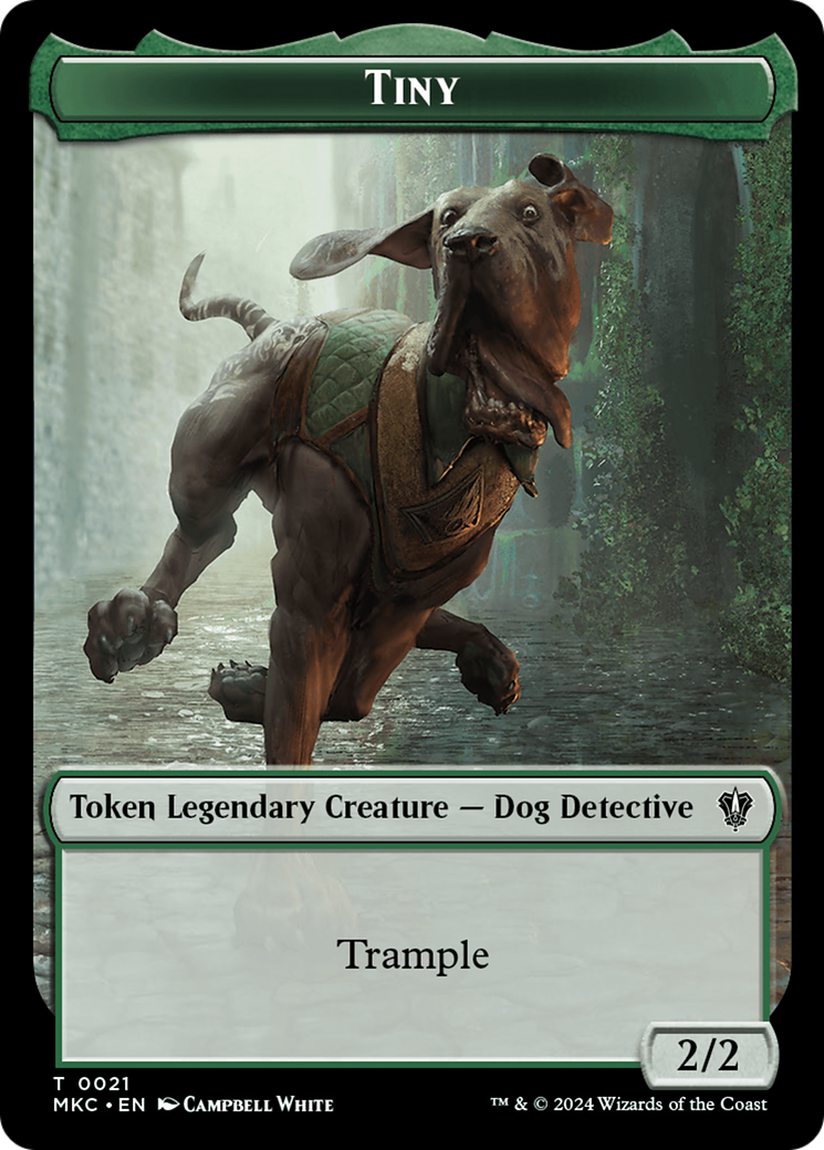 Eldrazi // Tiny Double-Sided Token [Murders at Karlov Manor Commander Tokens] | Total Play