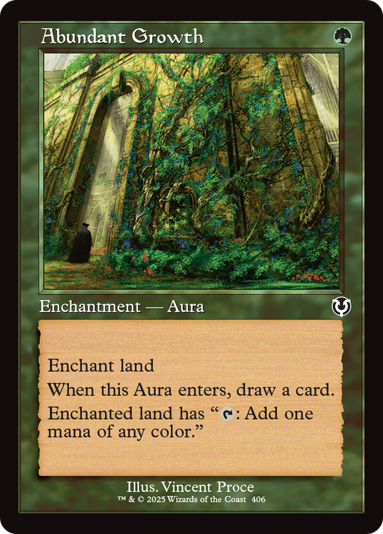 Abundant Growth (Retro Frame) [Innistrad Remastered] | Total Play