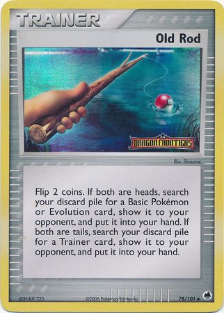 Old Rod (78/101) (Stamped) [EX: Dragon Frontiers] | Total Play