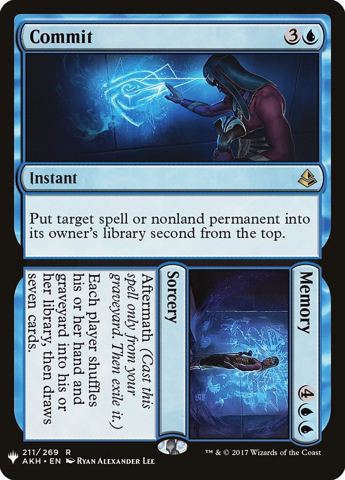Commit // Memory [The List] | Total Play