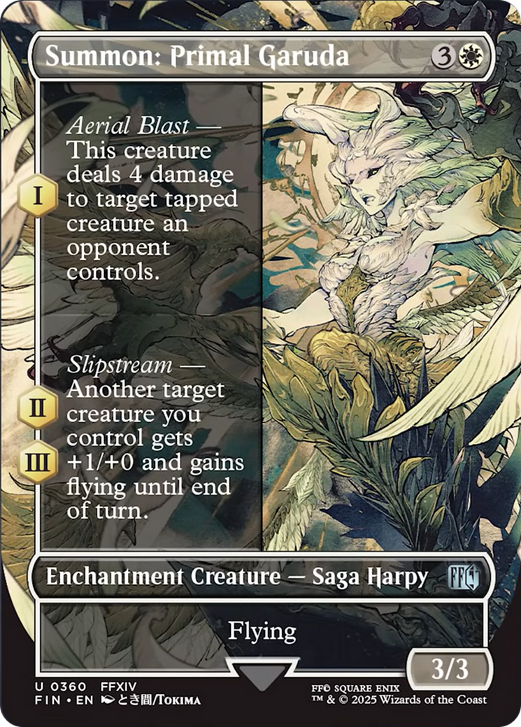 Summon: Primal Garuda (Borderless) [FINAL FANTASY] | Total Play