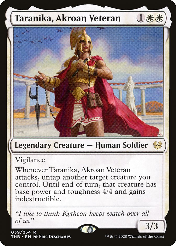 Taranika, Akroan Veteran [Theros Beyond Death] | Total Play