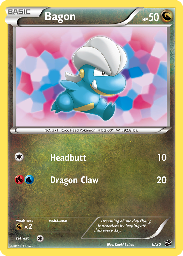 Bagon (6/20) [Black & White: Dragon Vault] | Total Play