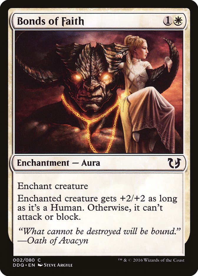 Bonds of Faith [Duel Decks: Blessed vs. Cursed] | Total Play