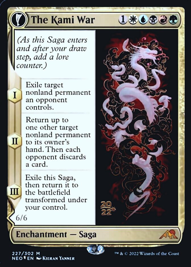 The Kami War // O-Kagachi Made Manifest [Kamigawa: Neon Dynasty Prerelease Promos] | Total Play