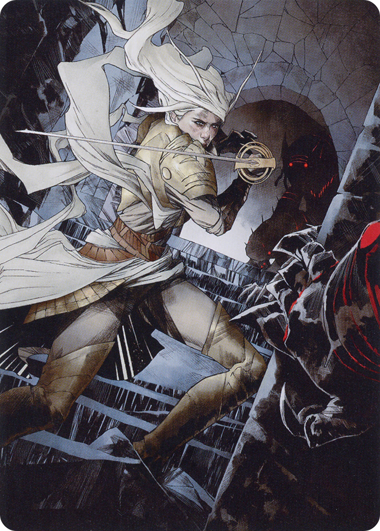 Thalia, Guardian of Thraben Art Card [March of the Machine Art Series] | Total Play