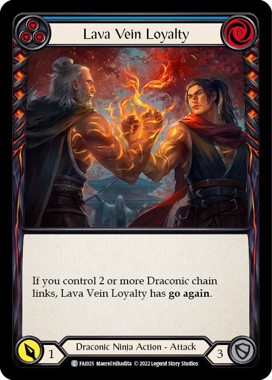 Lava Vein Loyalty (Blue) [FAI025] (Uprising Fai Blitz Deck) | Total Play