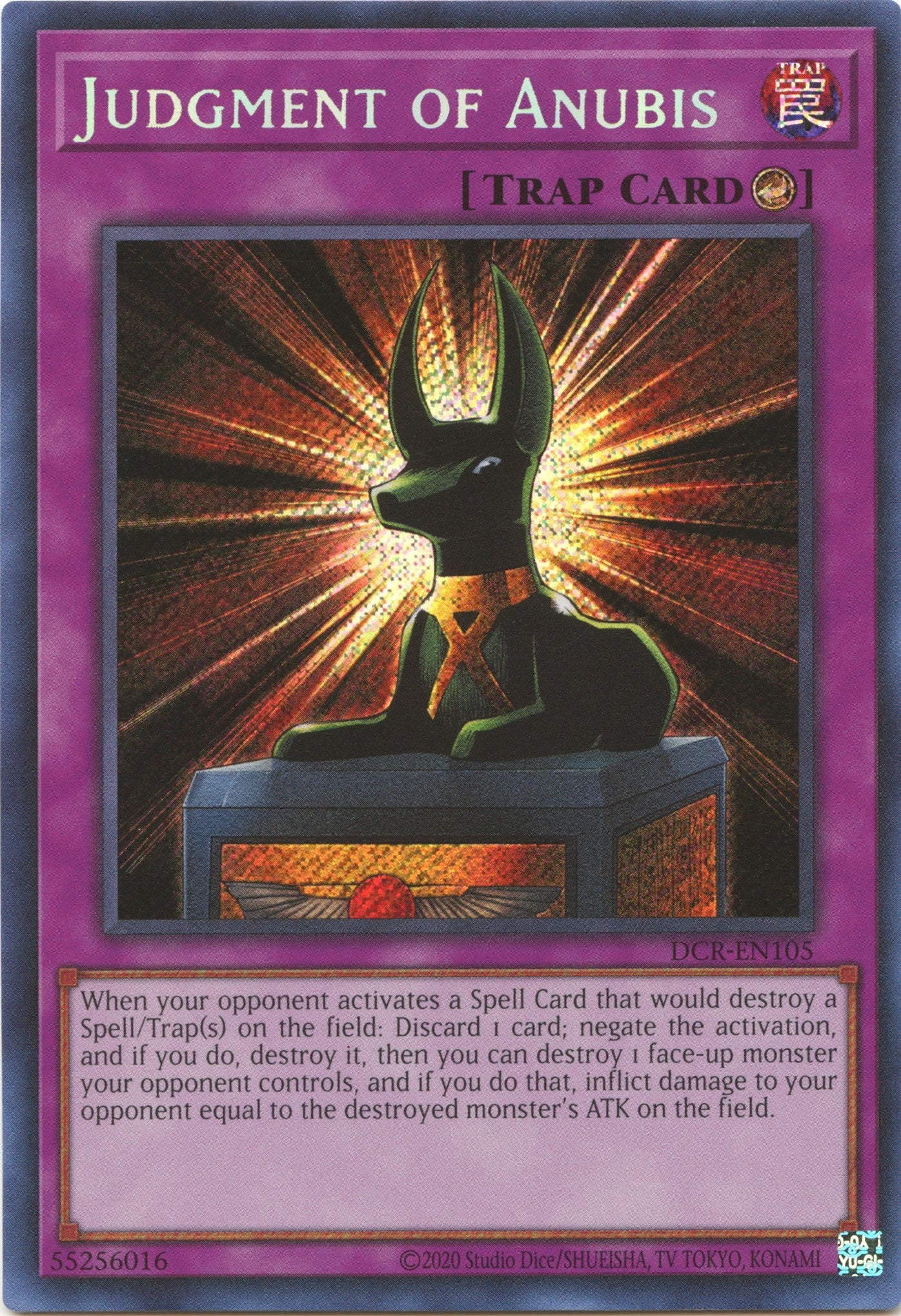 Judgment of Anubis (25th Anniversary) [DCR-EN105] Secret Rare | Total Play