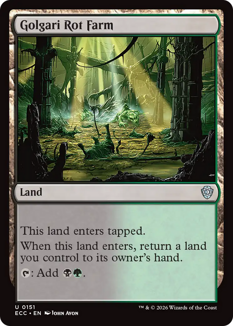 Golgari Rot Farm [Lorwyn Eclipsed Commander] | Total Play