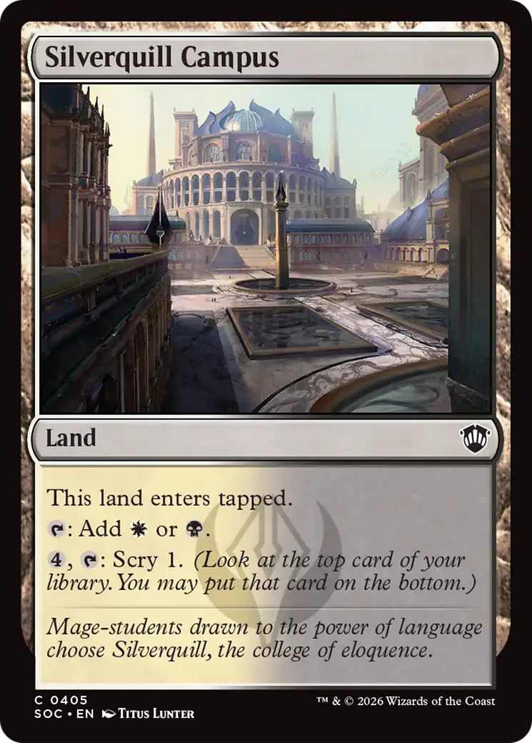 Silverquill Campus [Secrets of Strixhaven Commander] | Total Play