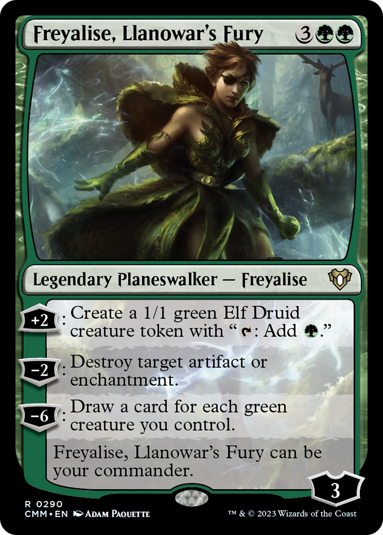 Freyalise, Llanowar's Fury [Commander Masters] | Total Play