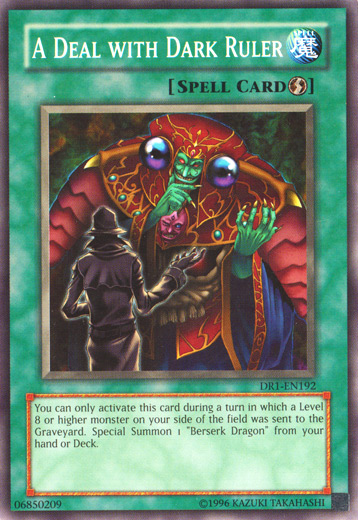 A Deal with Dark Ruler [DR1-EN192] Common | Total Play
