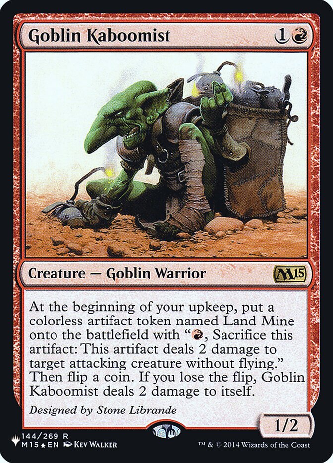 Goblin Kaboomist [Secret Lair: Heads I Win, Tails You Lose] | Total Play