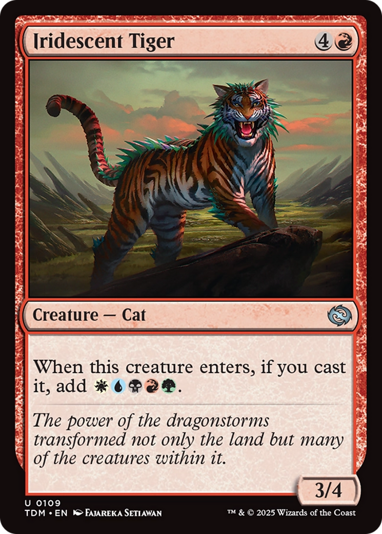 Iridescent Tiger [Tarkir: Dragonstorm] | Total Play
