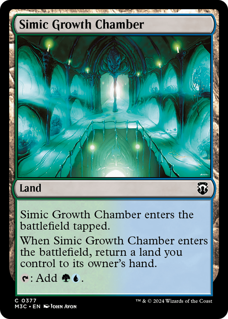 Simic Growth Chamber (Ripple Foil) [Modern Horizons 3 Commander] | Total Play