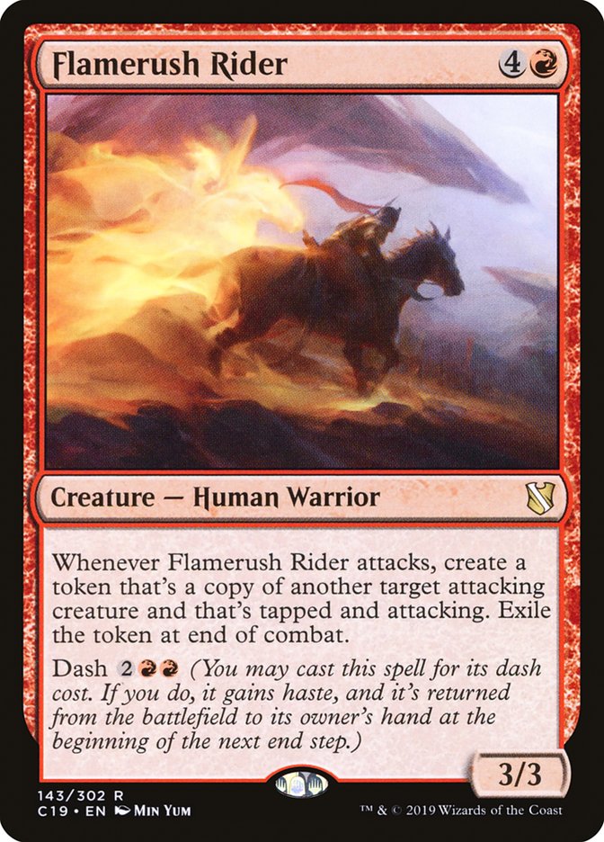 Flamerush Rider [Commander 2019] | Total Play