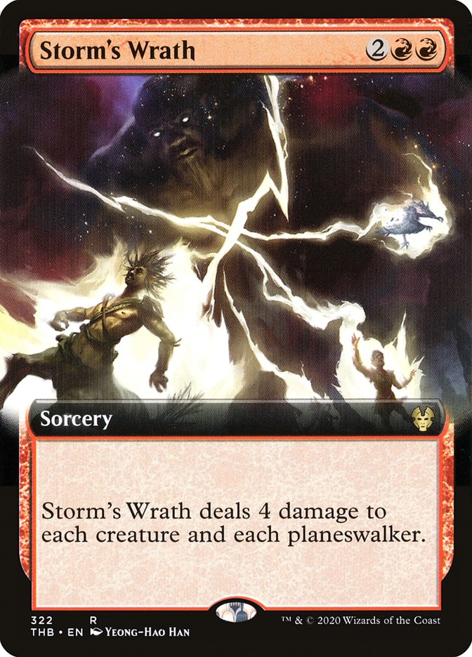 Storm's Wrath (Extended Art) [Theros Beyond Death] | Total Play