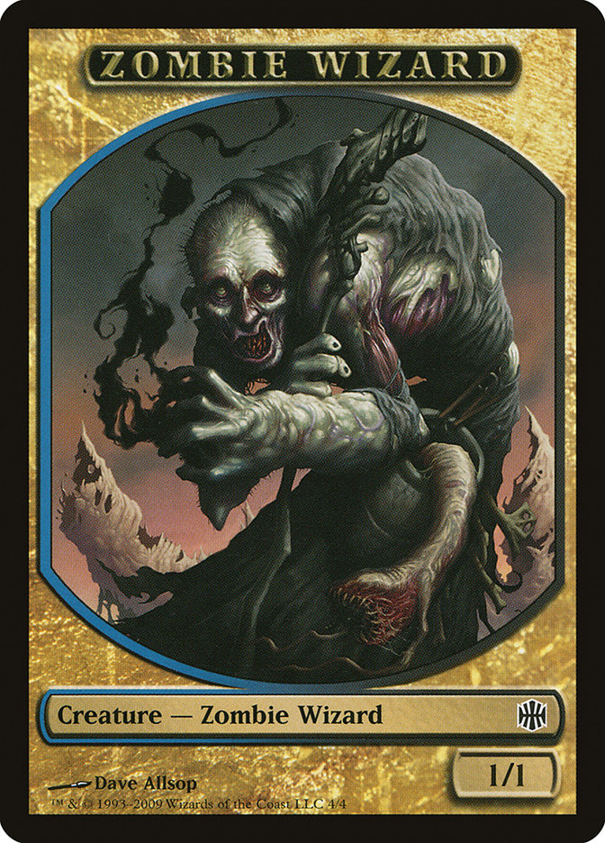 Zombie Wizard Token [Alara Reborn Tokens] | Total Play