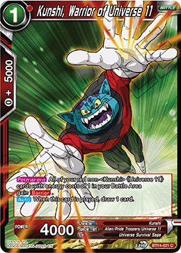 Kunshi, Warrior of Universe 11 (BT14-021) [Cross Spirits] | Total Play
