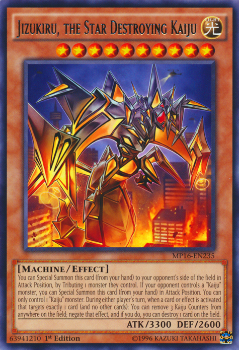 Jizukiru, the Star Destroying Kaiju [MP16-EN235] Rare | Total Play