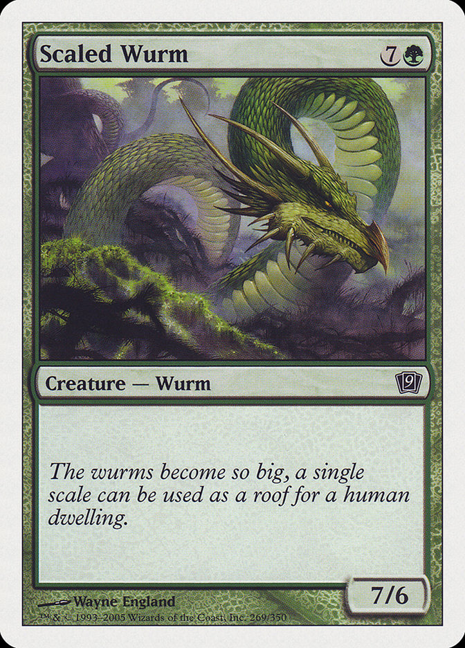 Scaled Wurm [Ninth Edition] | Total Play