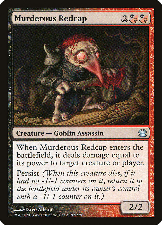 Murderous Redcap [Modern Masters] | Total Play