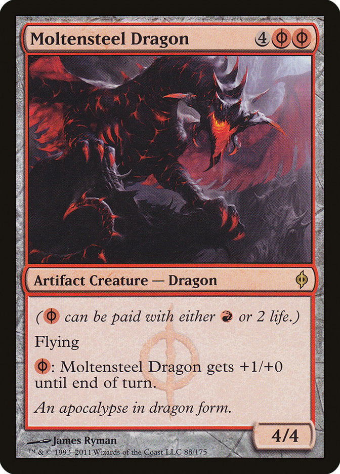Moltensteel Dragon [New Phyrexia] | Total Play