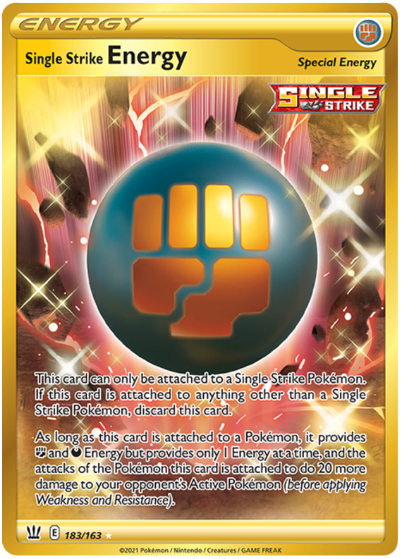 Single Strike Energy (183/163) [Sword & Shield: Battle Styles] | Total Play