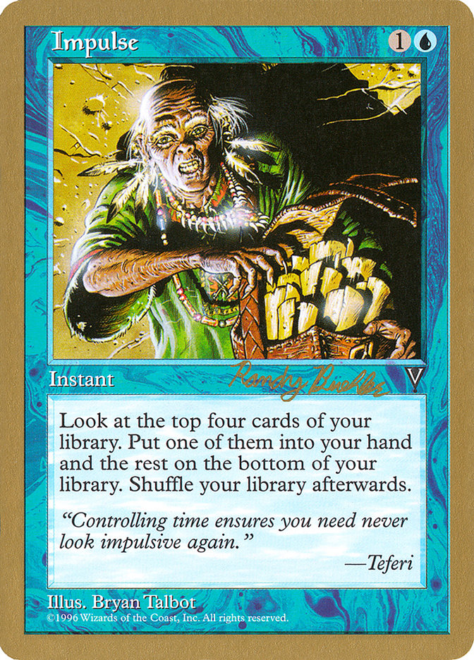 Impulse (Randy Buehler) [World Championship Decks 1998] | Total Play
