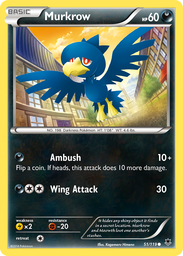 Murkrow (51/119) [XY: Phantom Forces] | Total Play