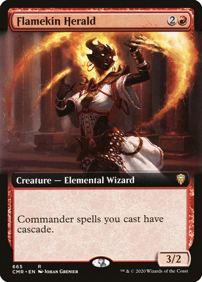 Flamekin Herald (Extended Art) [Commander Legends] | Total Play
