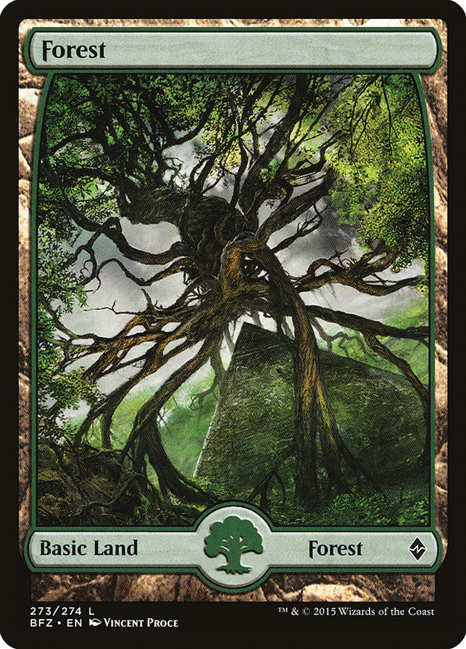 Forest (273) (Full Art) [Battle for Zendikar] | Total Play