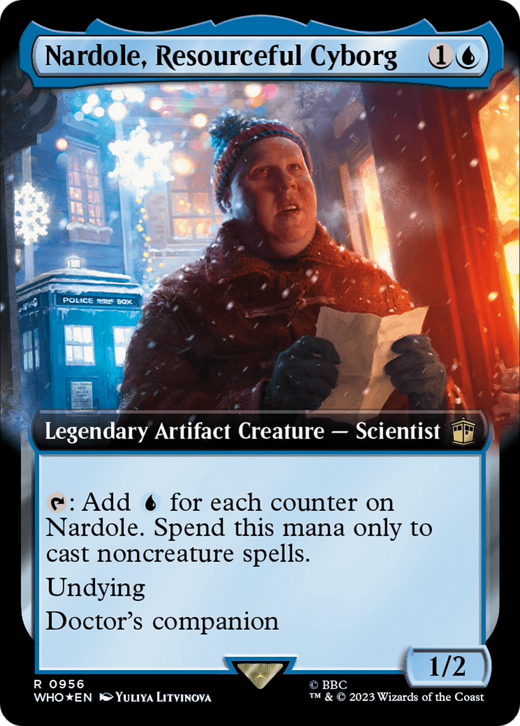 Nardole, Resourceful Cyborg (Extended Art) (Surge Foil) [Doctor Who] | Total Play