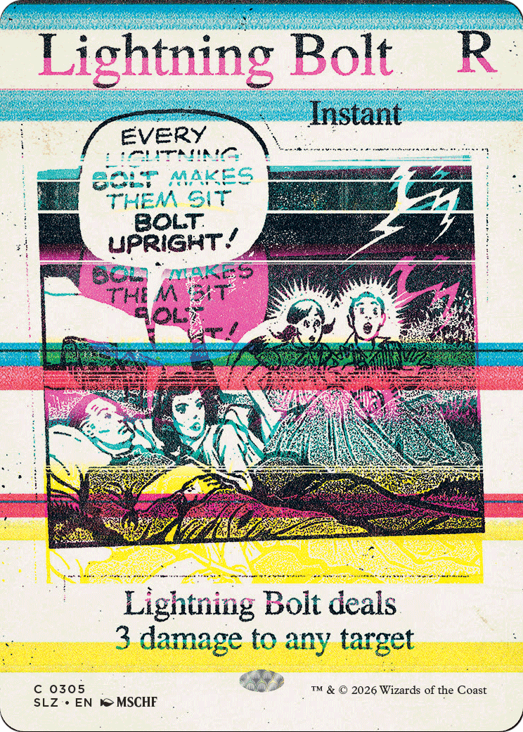 Lightning Bolt (0305) [Secret Lair x MSCHF: The Zeta Set] | Total Play