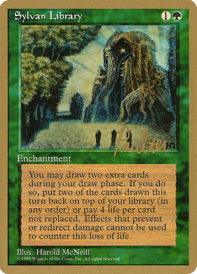 Sylvan Library (Preston Poulter) [Pro Tour Collector Set] | Total Play