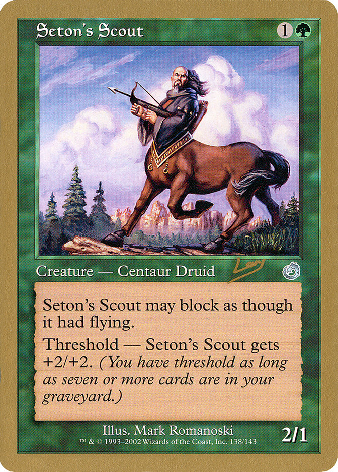 Seton's Scout (Raphael Levy) [World Championship Decks 2002] | Total Play