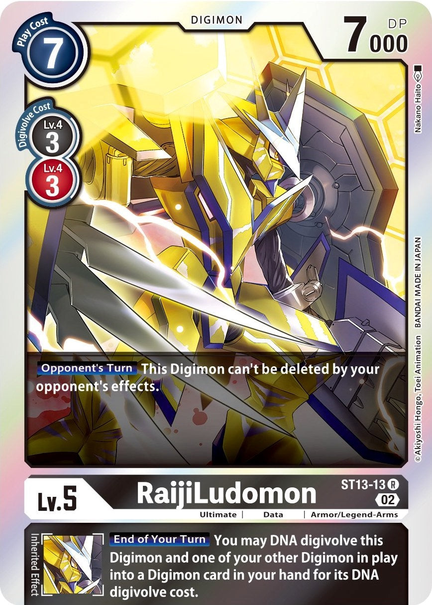RaijiLudomon [ST13-13] [Starter Deck: Ragnaloardmon] | Total Play