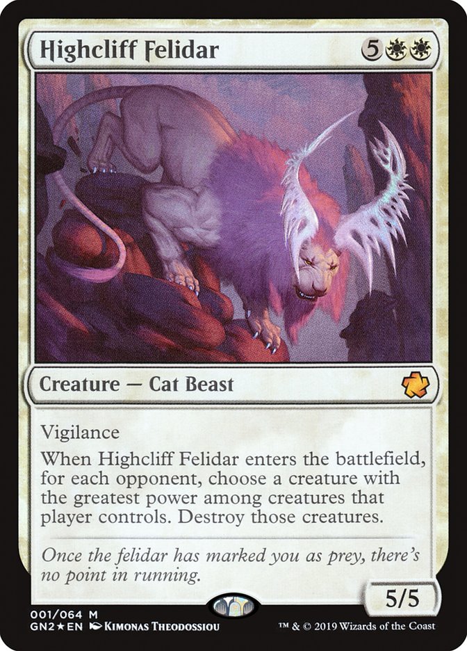 Highcliff Felidar [Game Night 2019] | Total Play