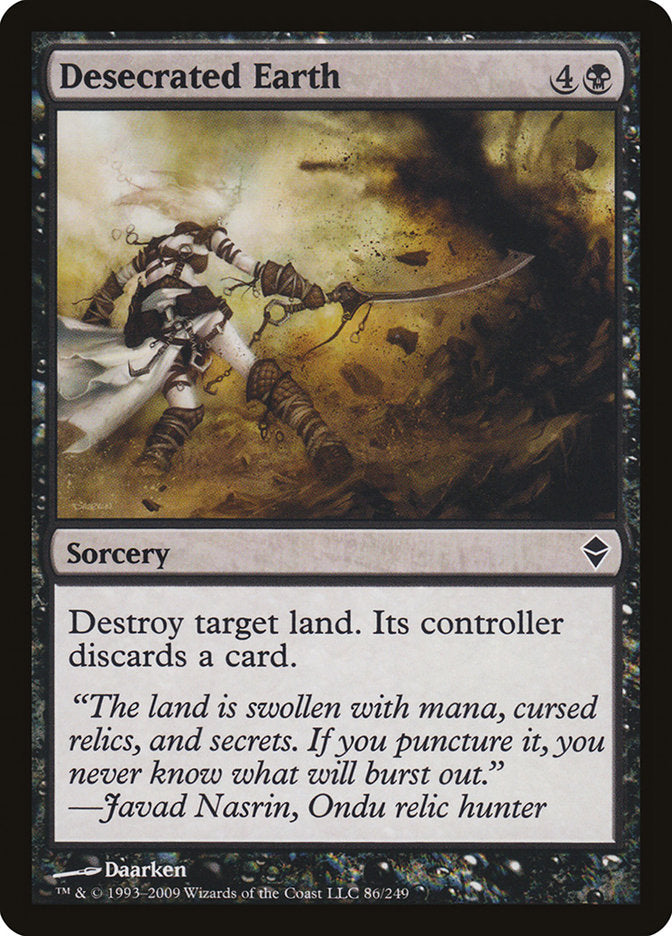 Desecrated Earth [Zendikar] | Total Play