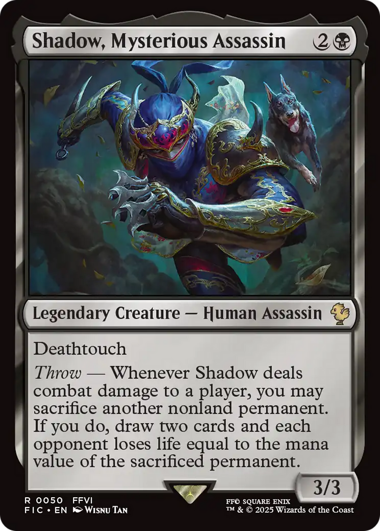 Shadow, Mysterious Assassin [FINAL FANTASY Commander] | Total Play