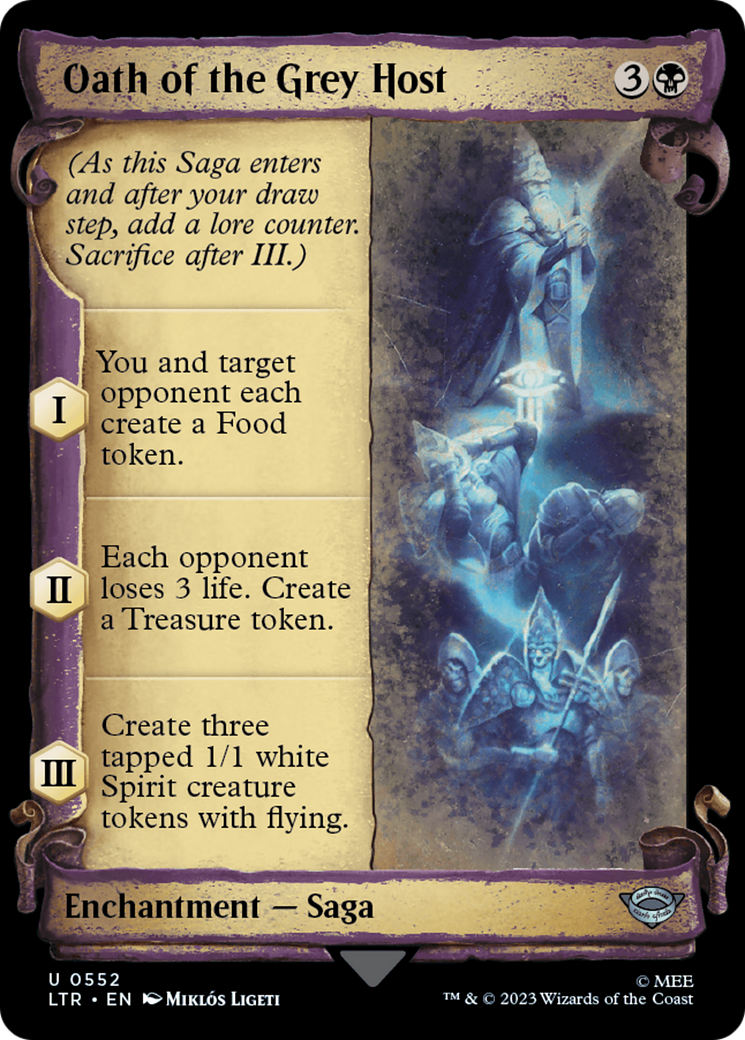 Oath of the Grey Host [The Lord of the Rings: Tales of Middle-Earth Showcase Scrolls] | Total Play