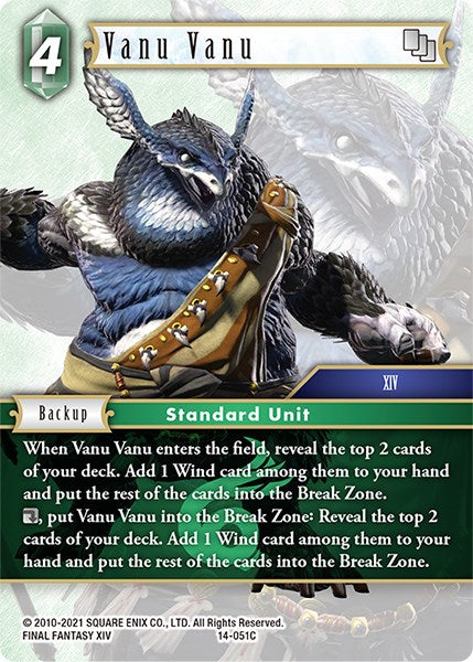 Vanu Vanu [Opus XIV: Crystal Abyss] | Total Play