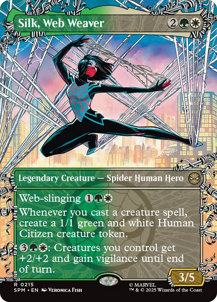 Silk, Web Weaver (Borderless) [Marvel's Spider-Man] | Total Play