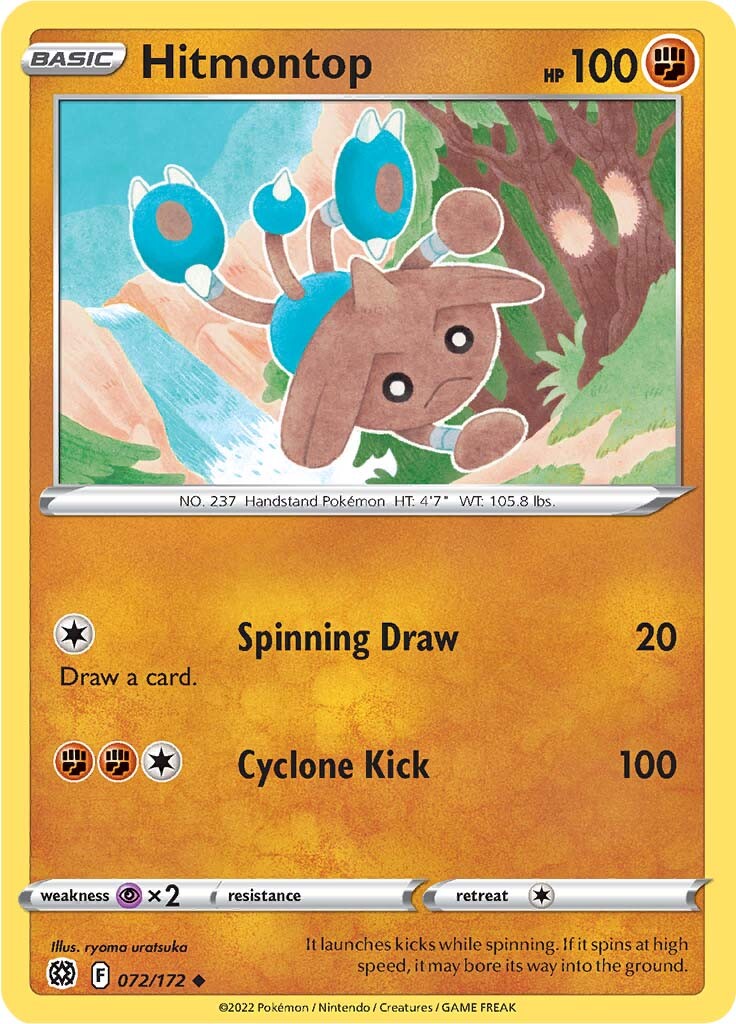Hitmontop (072/172) [Sword & Shield: Brilliant Stars] | Total Play